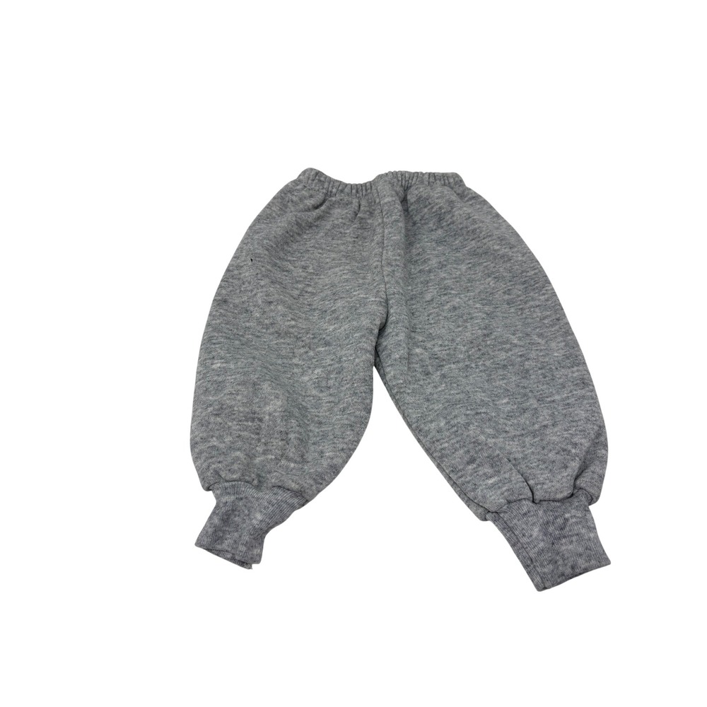 Vintage Heather Gray Fleece Jogger Sweatpants Toddler 18 Months Made in USA